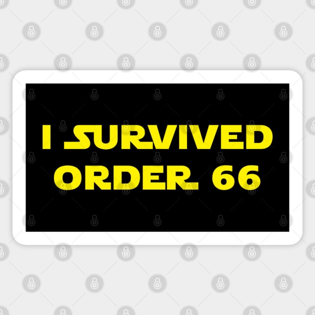 I Survived Order 66 Sticker by Brightfeather